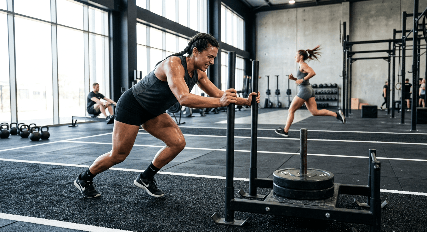 60-minute HYROX station circuit: a ready-to-run session